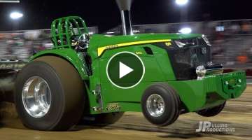 Tractor Pulling 2023: Pro Stock Tractors pulling on Friday at the Southern IL Showdown-Nashville,...