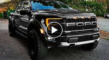 2023 Ford F-150 Raptor Black - interior and Exterior Details (Wild Truck)
