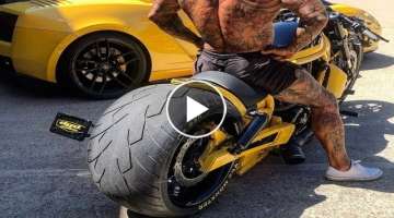 Coolest Harley Davidson V Rod Custom Wide Tires