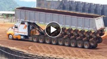 10 Extreme Dangerous Biggest Truck Machines Operator Heavy Equipment Excavator Skill Working